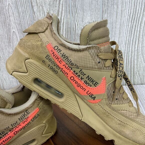 Nike Air Max 90 Men\'s Size 8.5 Off White Desert Ore Sneakers main image 8